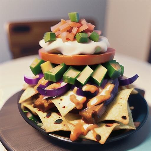 Pulled Pork Nachos with Sriracha Slaw