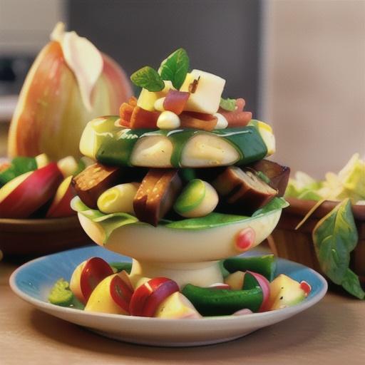 Creamy Cabbage with Apples and Bacon