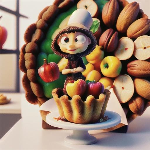 Apple Marzipan Puff Pastry Tart