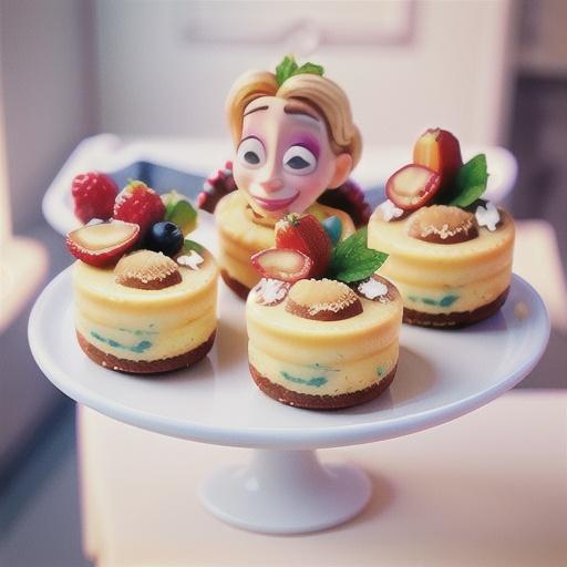 Berry mascarpone mini cheesecakes