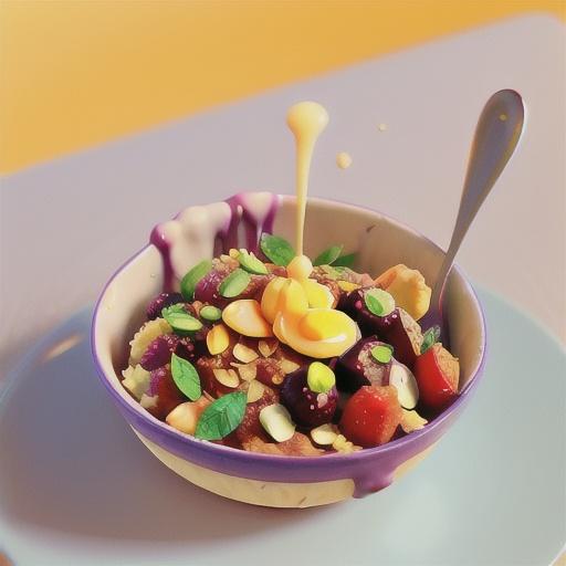 Apple & berry crumble