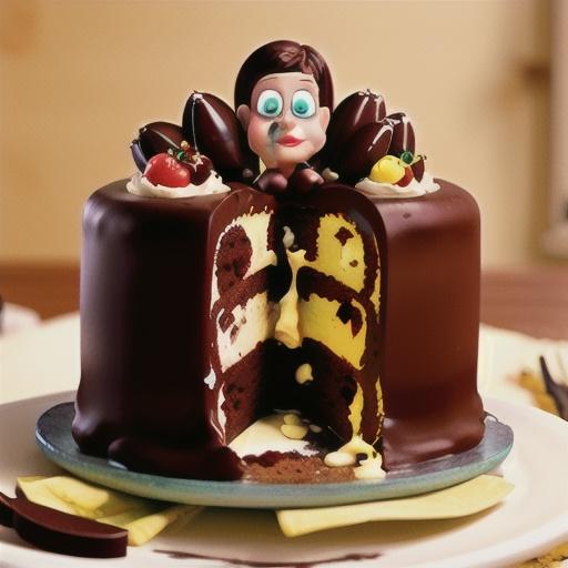 Choc-cherry mud cake