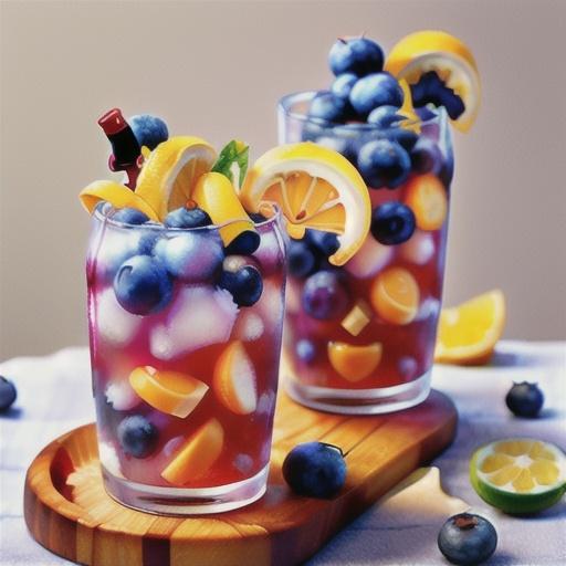 Blueberry-Lemonade Coolers