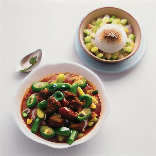 Quick chilli con carne with avocado and fresh chilli