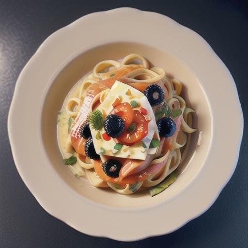 Creamy Vodka Fettuccine with Tomato, Smoked Salmon, and Caviar