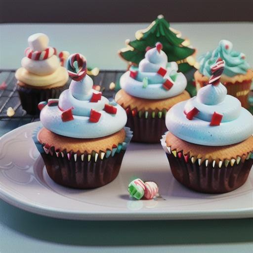 Peppermint Cupcakes with Marshmallow Fluff White Chocolate Frosting
