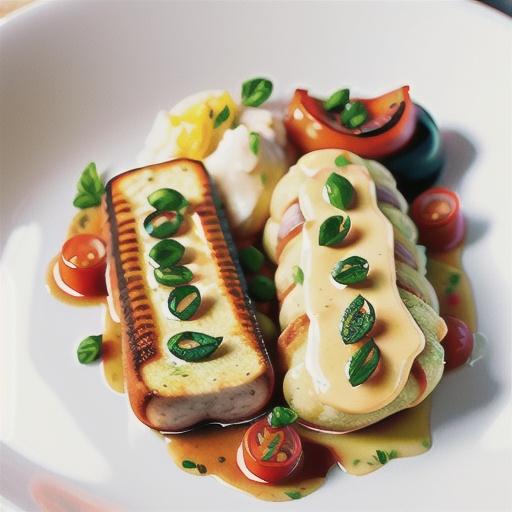 Bubble and squeak cakes with sausages and tomato relish