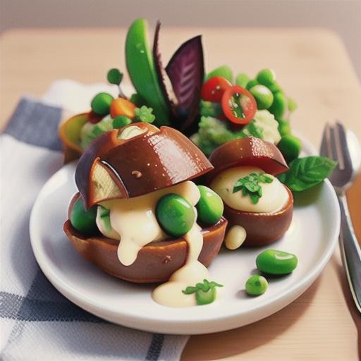 Mini beef wellingtons with pea mash