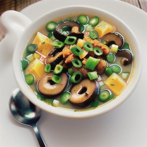 Mexican Rice Soup with Mushrooms