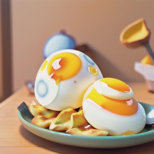 Fried Eggs, Sunny Side Up