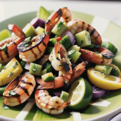 Grilled Shrimp Louis Salad