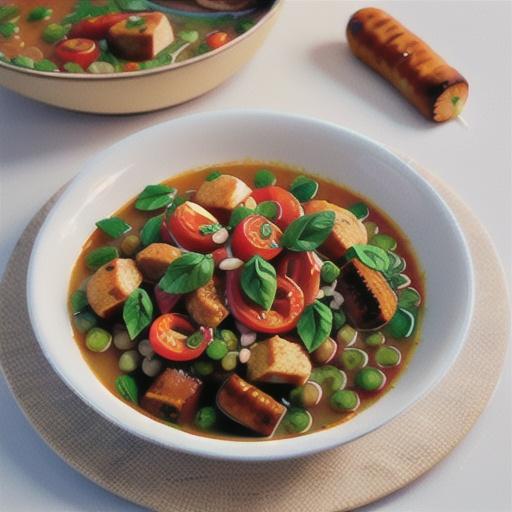Lentil and Chicken Sausage Stew