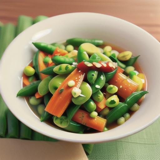 Pea Pods and Greens Medley