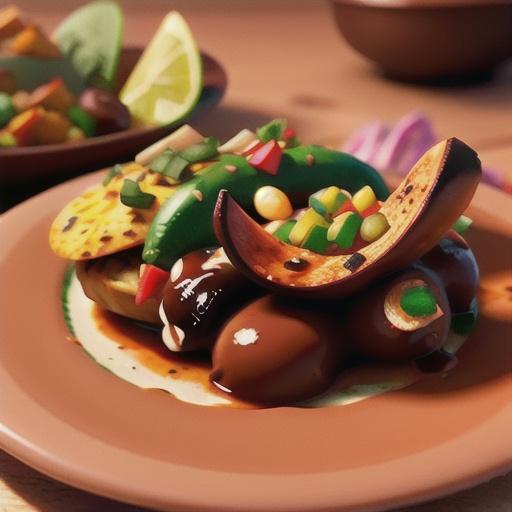 Chicken Mole with Four Chiles