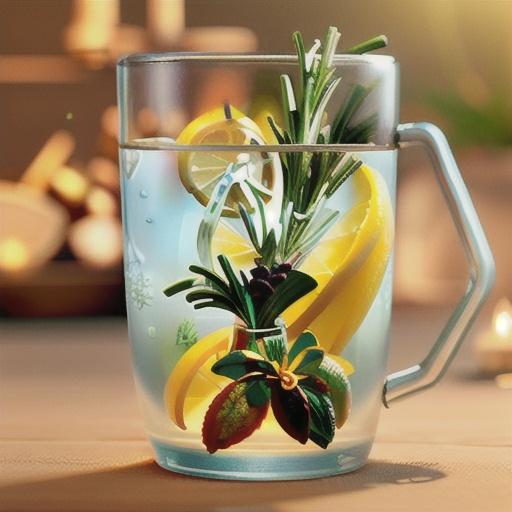 Lemongrass, rosemary and thyme tea