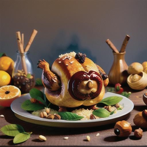 Greek Traditional Turkey with Chestnut and Pine Nut Stuffing