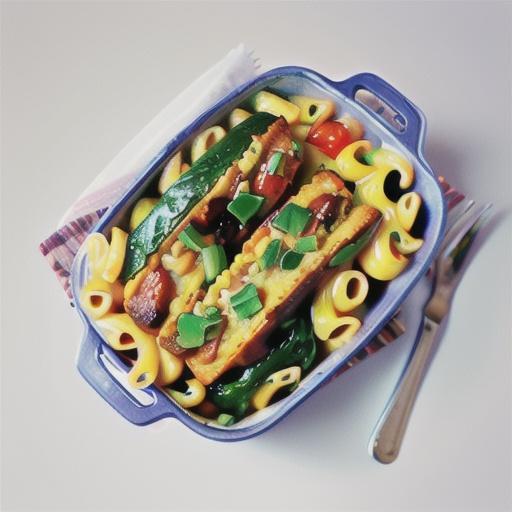 Cheesy spinach macaroni lunch loaf recipe