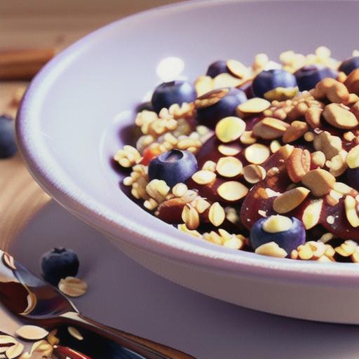 Nutty Blueberry Oatmeal
