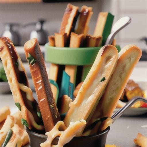 Parmesan-Black Pepper Breadsticks