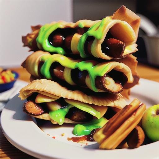 Air Fryer Apple Pie Egg Rolls