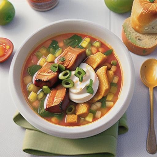 Hungarian pulled pork soup