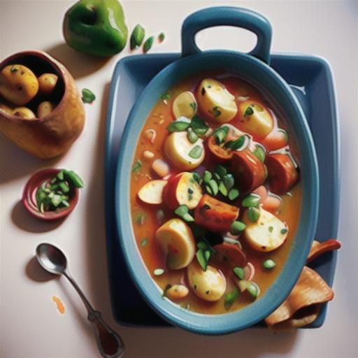 Potato and chorizo soup