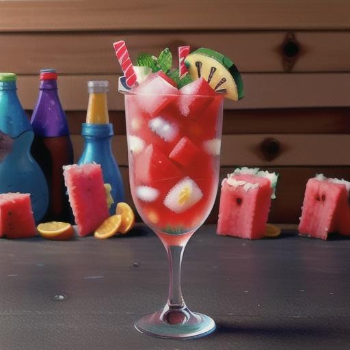 Refreshing Watermelon Cooler