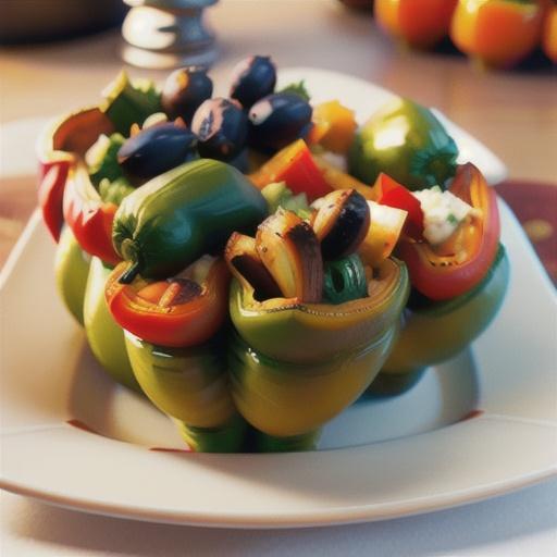 Mediterranean-Style Stuffed Peppers