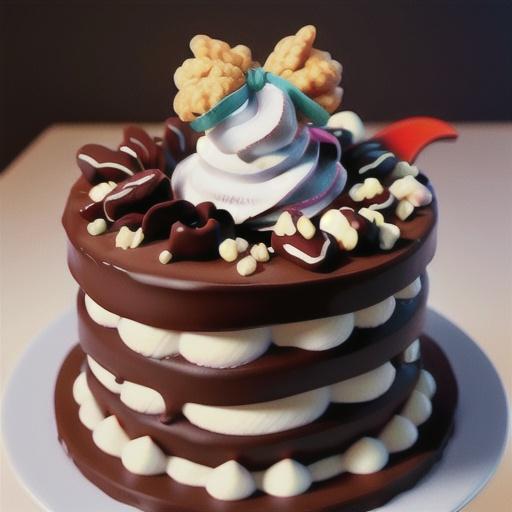 Chocolate-Walnut Torte