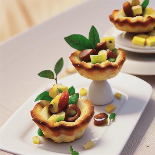 Apple and Gruyère Cheese Tarts