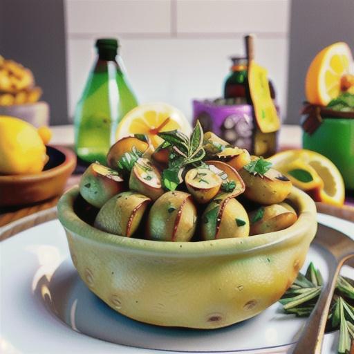 Jacket potatoes with lemon, tuna and herb filling