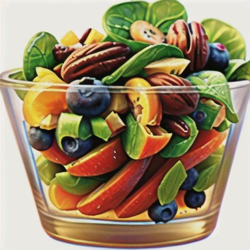 Blueberry and Orange Spinach Salad