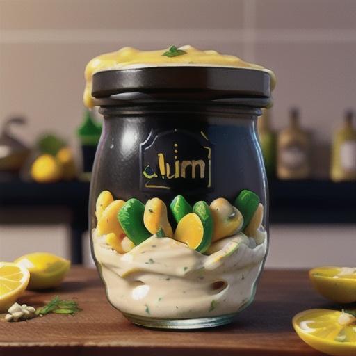 Aioli with Black Garlic and Preserved Lemon