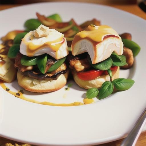 Chicken with Brie and Caramelized Onions