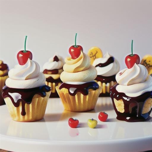 Hot Fudge Sundae Cupcakes