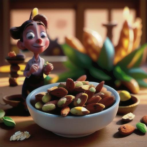 Sweet and Spicy Roasted Almonds