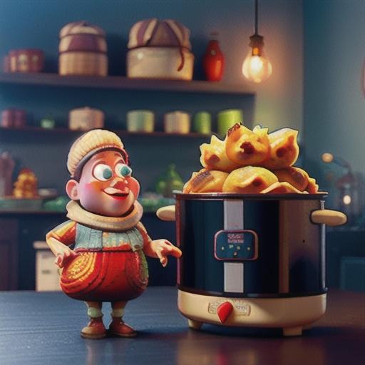 Slow cooker dumplings with rhubarb compote recipe