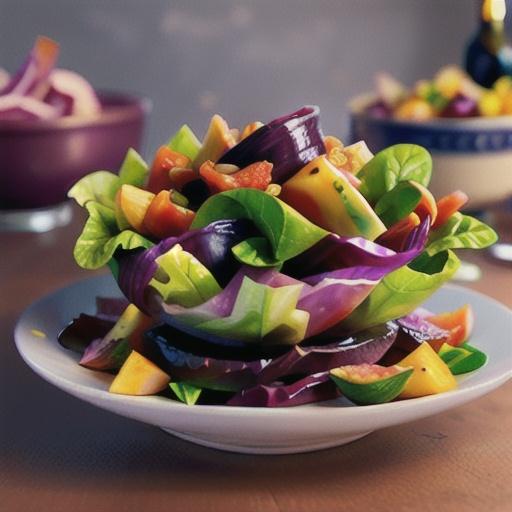 Fig, prosciutto and radicchio salad