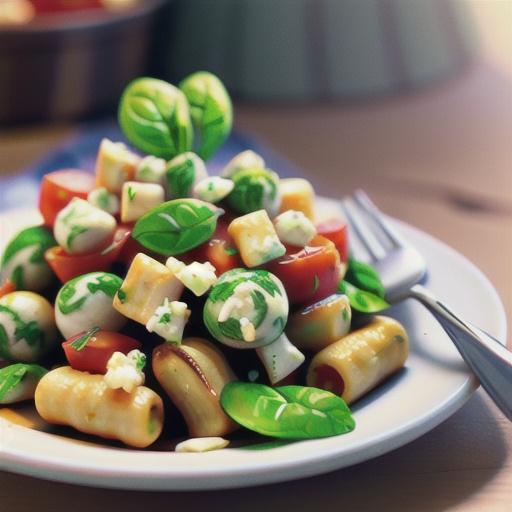 Spinach & feta gnocchi with tomato sauce