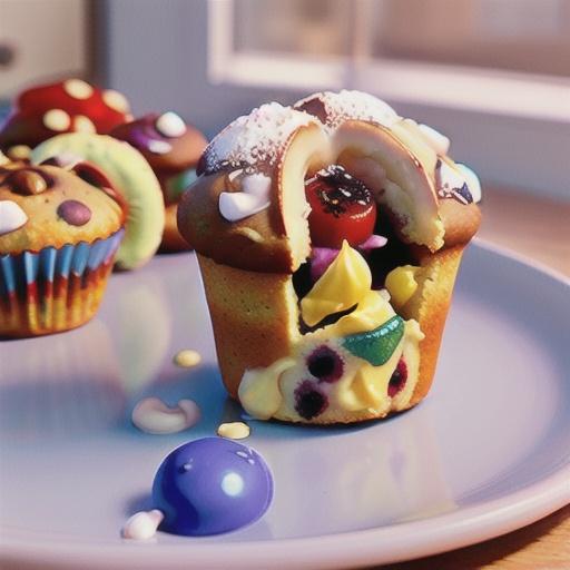 Jam doughnut muffins