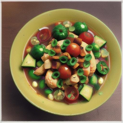 Big Pappy's Posole Verde with Tomatillos