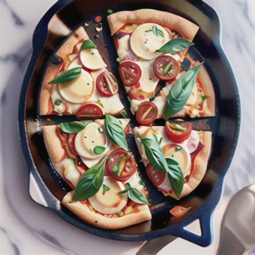Skillet Pita Pizzas