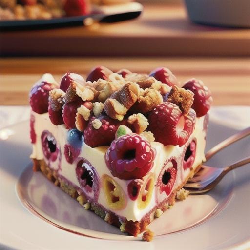 Frozen Raspberry Cake
