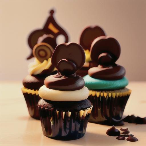 Aztec Chile-Chocolate Cupcakes