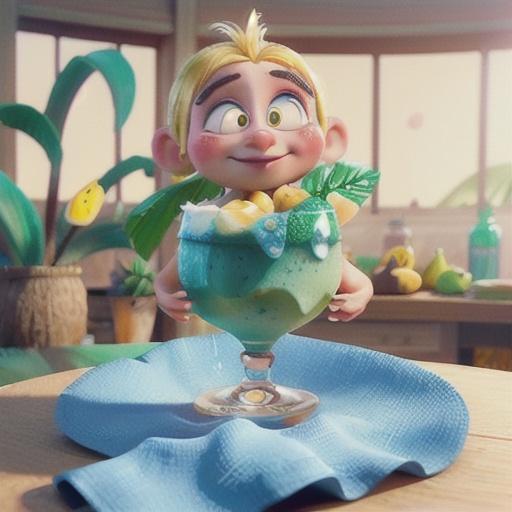 Easy-Breezy Coconut and Banana Drink