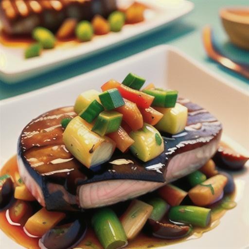 Tuna Steaks with Caramelized Onions