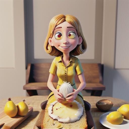 Lemon and coconut loaf