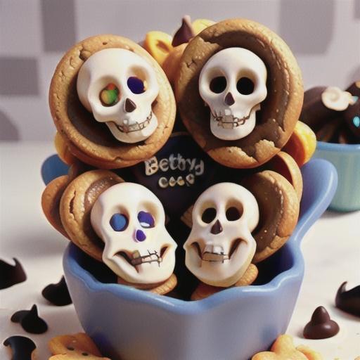 Spooky Skeleton Cookies