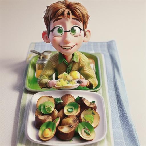 Rissoles with potato salad