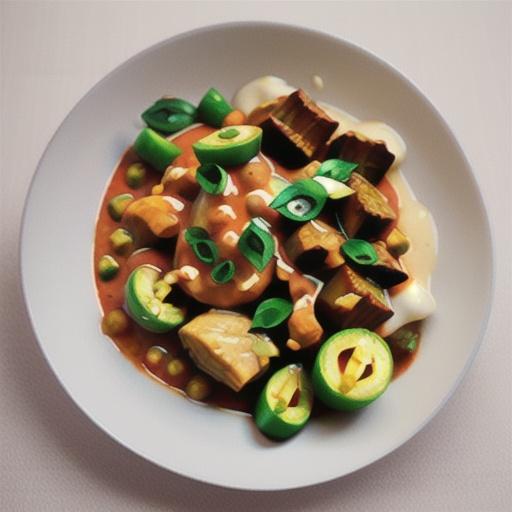 Lamb chop korma curry